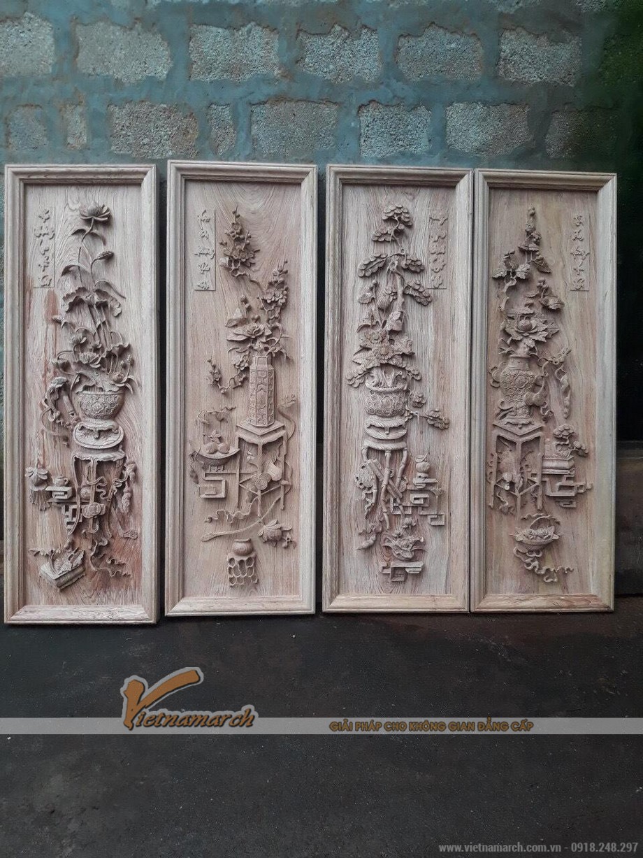 Vietnamarch – Xưởng sản xuất tranh gỗ phòng khách, phòng thờ đẹp > Tranh gỗ mộc