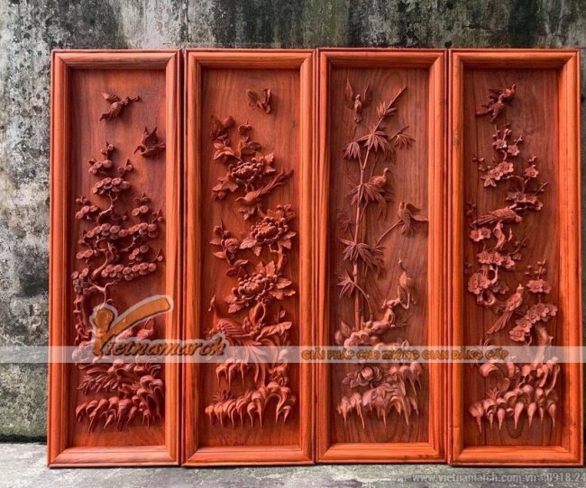 Tranh gỗ phòng thờ đẹp