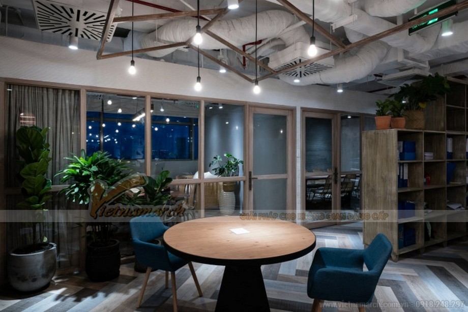 Mẫu thiết kế nội thất văn phòng công ty bất động sản Unipro HCM