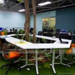 Mẫu thiết kế nội thất văn phòng 150 chỗ ngồi tại Hoàng Quốc Việt – Cầu Giấy – Hà Nội