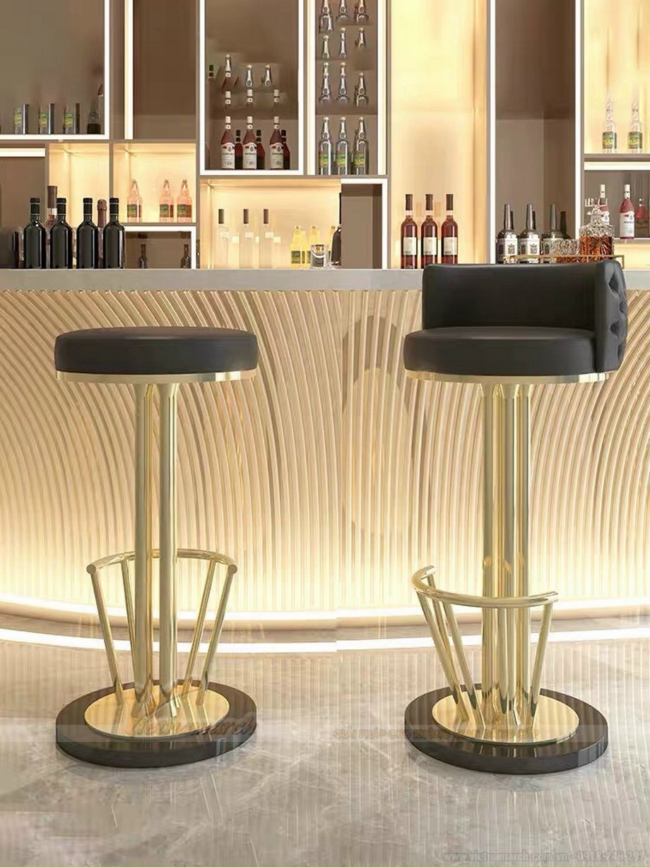TỔNG HỢP 25 mẫu ghế quầy bar đẹp và rẻ tại Hà Nội > Ghế quầy bar chân tròn 