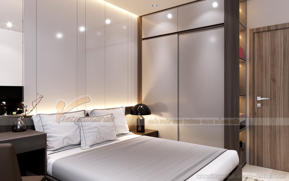 Mẫu nội thất chung cư 2 phòng ngủ sang trọng và hiện đại tại Vinhomes Smart City