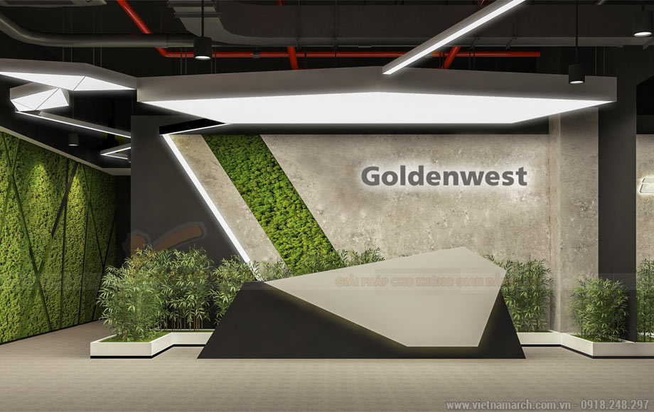 Dự án thiết kế văn phòng 1800m2 – Coworking Space Golden West > Thiết kế văn phòng 1800m2 - Coworking Space Golden West