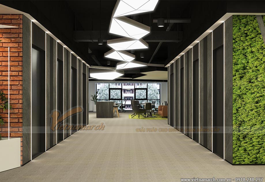 Dự án thiết kế văn phòng 1800m2 – Coworking Space Golden West > Thiết kế văn phòng 1800m2 
