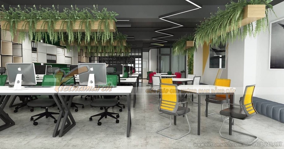 Tổng hợp bí quyết thiết kế văn phòng 70m2 đẹp hút hồn > Lựa chọn nội thất gọn nhẹ khi thiết kế văn phòng 70m2