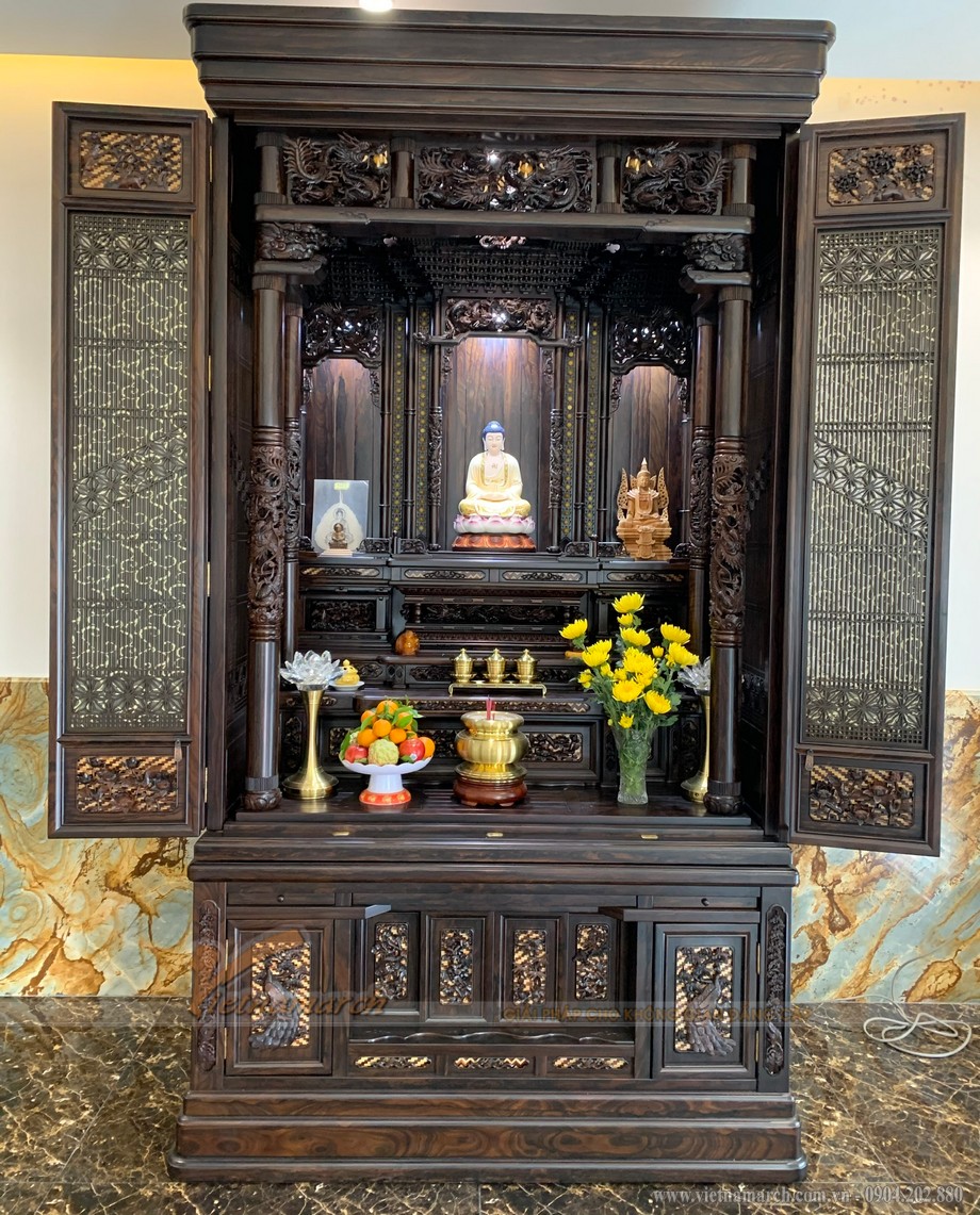 Một số mẫu tủ thờ Phật Nhật Bản cho phòng thờ Việt hiện đại