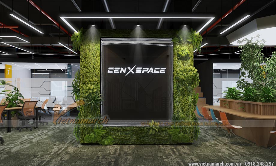 48+ mẫu thiết kế văn phòng lớn nhỏ- Coworking space đẹp hiện đại-Chất nhất 2023 > Thiết kế văn phòng 2100m2 tại Định Công - Coworking space Cen X space