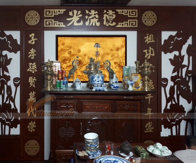 Cách chọn tranh trúc chỉ treo phòng thờ thu hút tài lộc