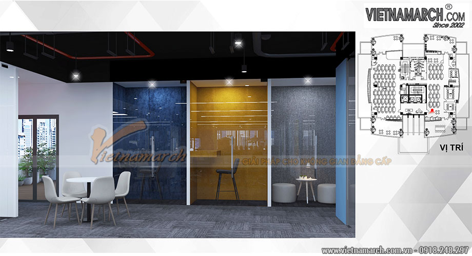 Thiết kế văn phòng 200 chỗ ngồi – Công ty Nal Việt Nam > Thiết kế nội thất văn phòng 200 chỗ ngồi