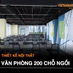 Thiết kế văn phòng 200 chỗ ngồi – Công ty Nal Việt Nam