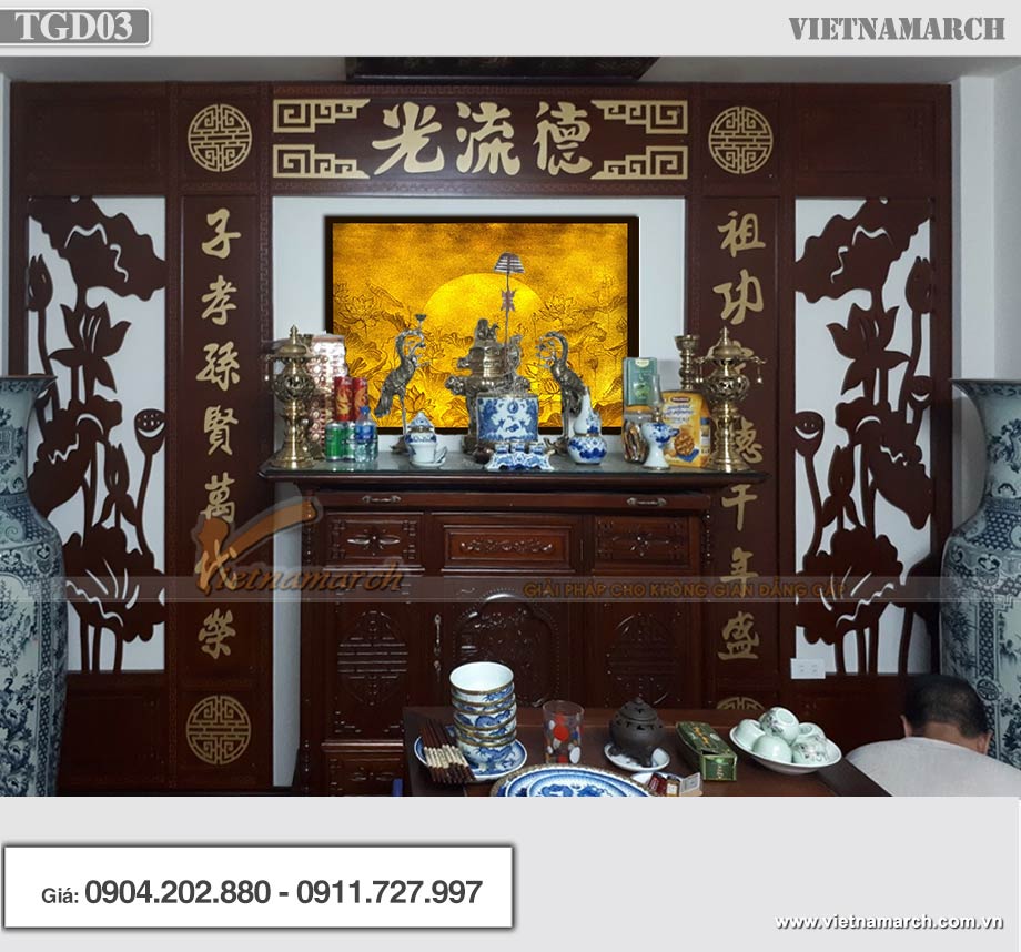 Mẫu tranh giấy dừa TDG03 cao cấp kích thước 107x89cm – Bàn thờ Vietnamarch > Mẫu tranh giấy dừa bàn thờ cao cấp TGD03 107x89cm