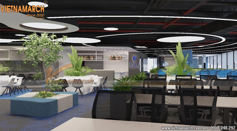 PA3 Thiết kế nội thất văn phòng FIBO tại phường Mỹ Đình 2 > Thiết kế văn phòng làm việc tại phường Mỹ Đình 2