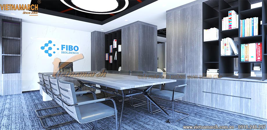 PA2 Phương án thiết kế văn phòng FIBO Holding tại quận Nam Từ Liêm > Phương án thiết kế văn phòng FIBO Holding tại quận Nam Từ Liêm