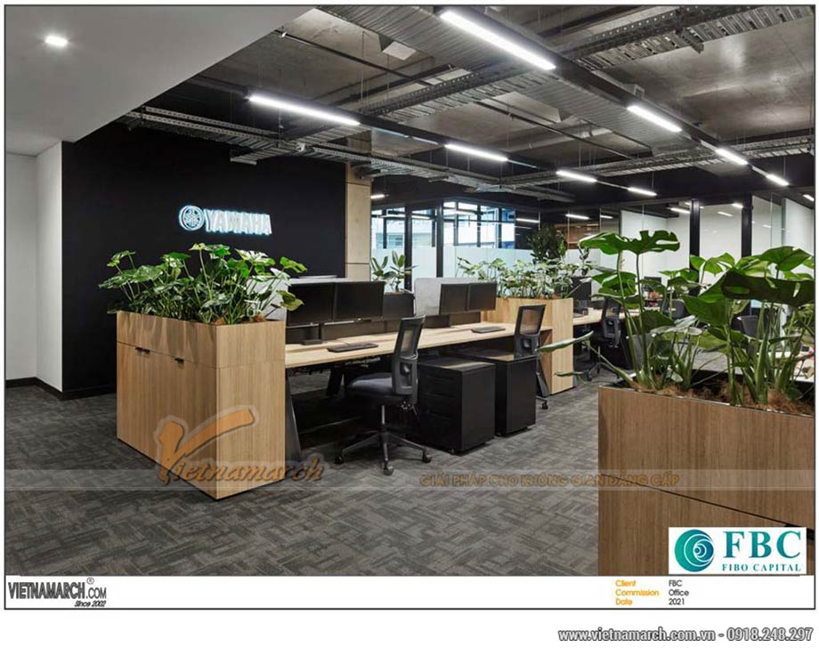Ý tưởng thiết kế văn phòng mở hiện đại – FIBO Capital > Ý tưởng thiết kế không gian văn phòng FIBO Capital