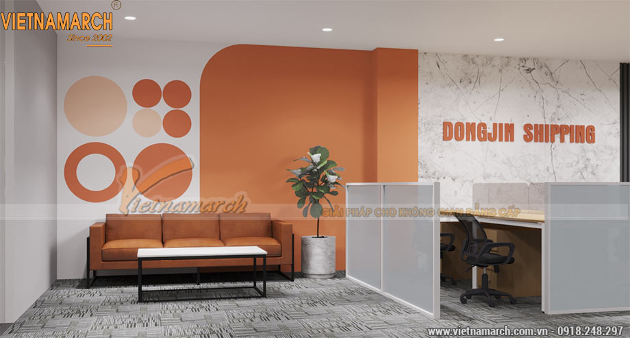 Bản vẽ thiết kế nội thất văn phòng 490m2 cho công ty logistics Transimex > Bản vẽ thiết kế nội thất văn phòng 490m2 