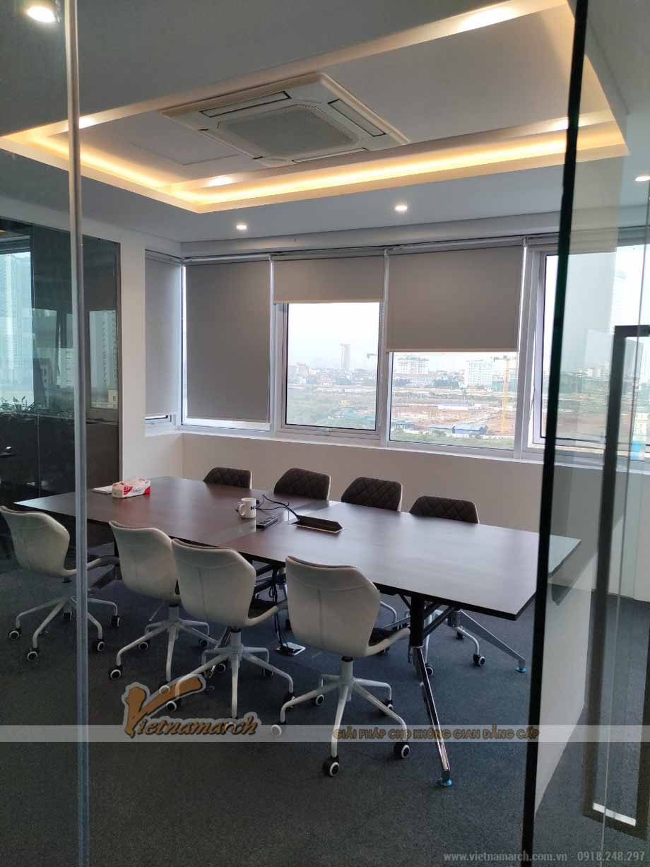 Hình ảnh hoàn thiện thi công văn phòng trung tâm nghiên cứu Gen tòa nhà Dịch Vọng Hậu > Thiết kế văn phòng với không gian mở kết hợp với văn phòng xanh đang là xu hướng và đó cũng là cách các kiến trúc sư Vietnamarch hướng tới 
