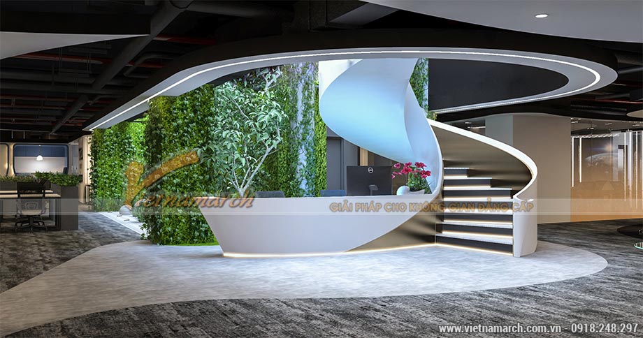 PA3 – Thiết kế nội thất văn phòng 2400m2 tại tầng 7 tòa văn phòng Plaschem > Bản vẽ thiết kế nội thất văn phòng 2400m2