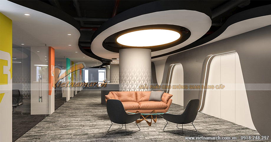 PA3 – Thiết kế nội thất văn phòng 2400m2 tại tầng 7 tòa văn phòng Plaschem > Bản vẽ thiết kế nội thất văn phòng 2400m2