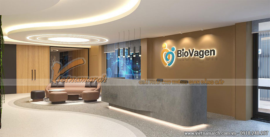 PA1 – Thiết kế văn phòng Biovagen 1300m2 tại phường Minh Khai Bắc Từ Liêm > Thiết kế nội thất văn phòng 1300m2 tại Bắc Từ Liêm