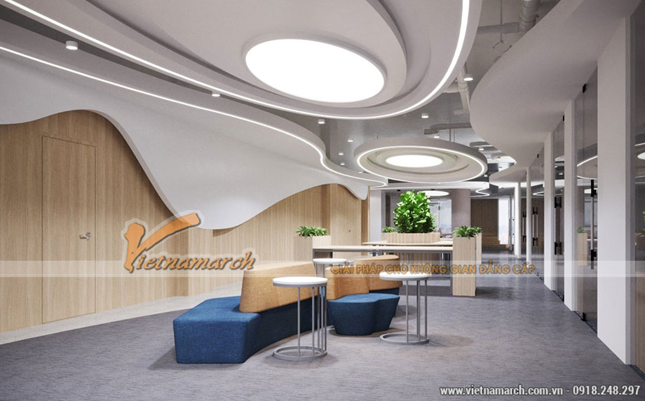 PA2 – Thiết kế văn phòng coworking space 700 chỗ ngồi tại 93 Đức Giang > Thiết kế coworking space 700 chỗ ngồi