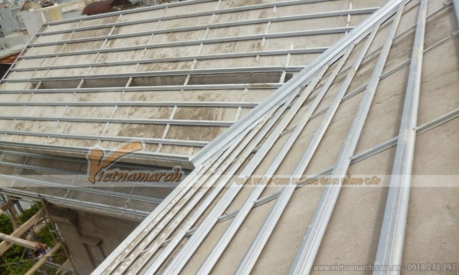 Kết cấu mái bê tông cốt thép có nhiều ưu điểm