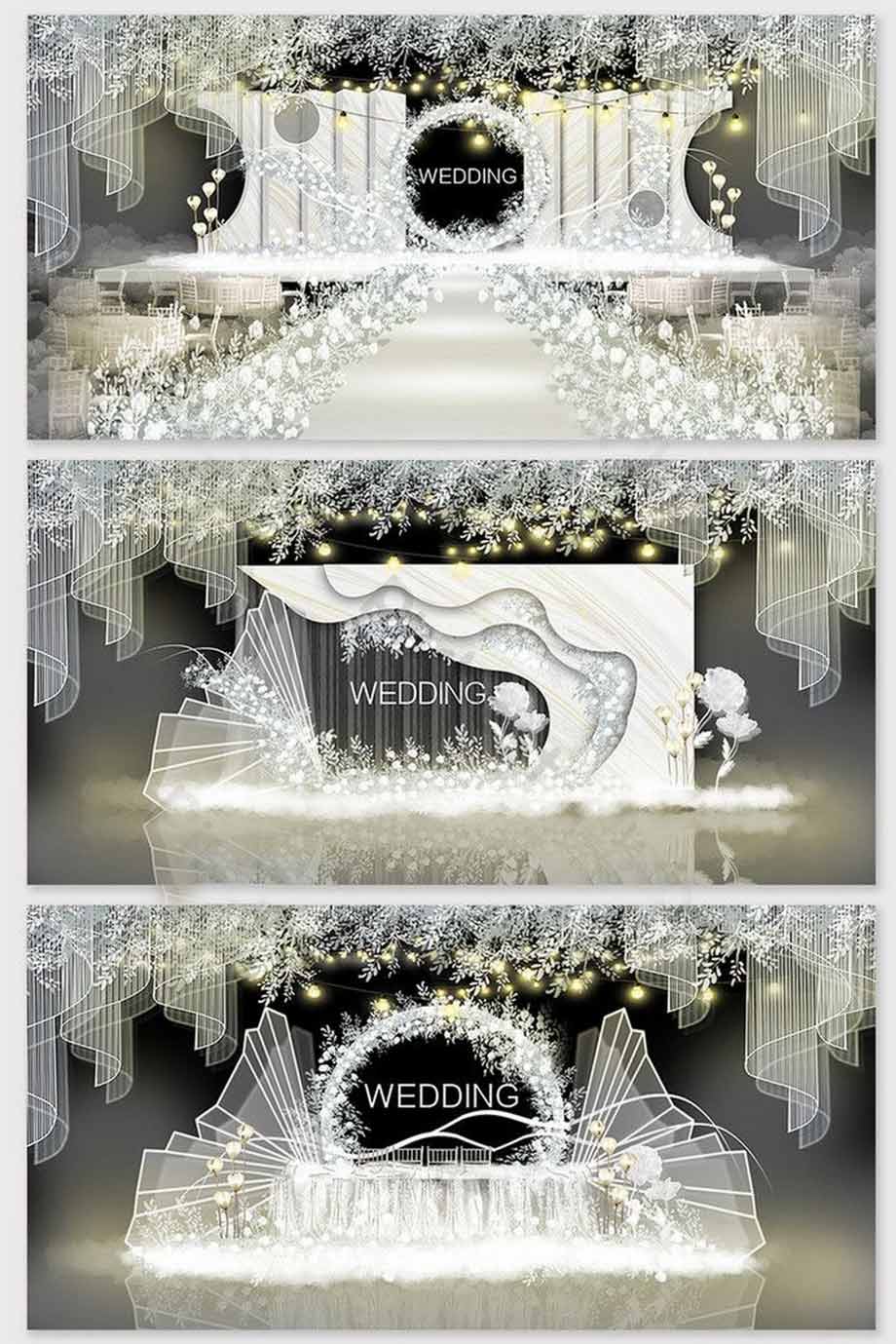 Mẫu thiết kế nhà hàng tiệc cưới sang trọng