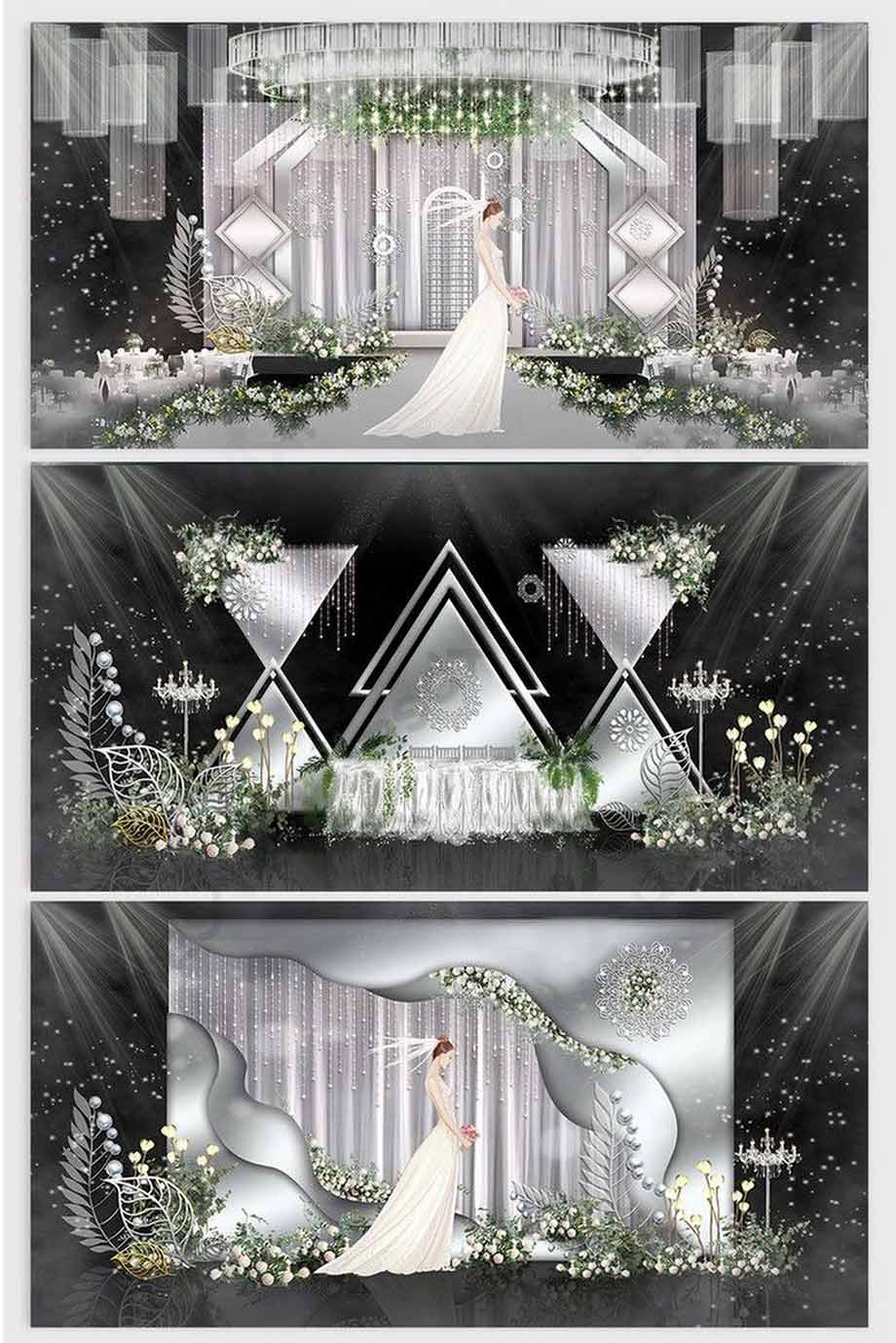 Mẫu thiết kế hội trường tiệc cưới sang trọng