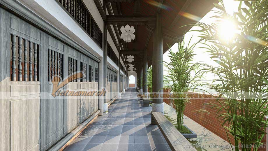 Phong cách thiết kế Zen Nhật Bản mang sự tĩnh tại của không gian thiền định vào văn phòng > Thiết kế tòa nhà văn phòng mang phong cách thiền viện độc đáo bên bờ biển Hà Tĩnh